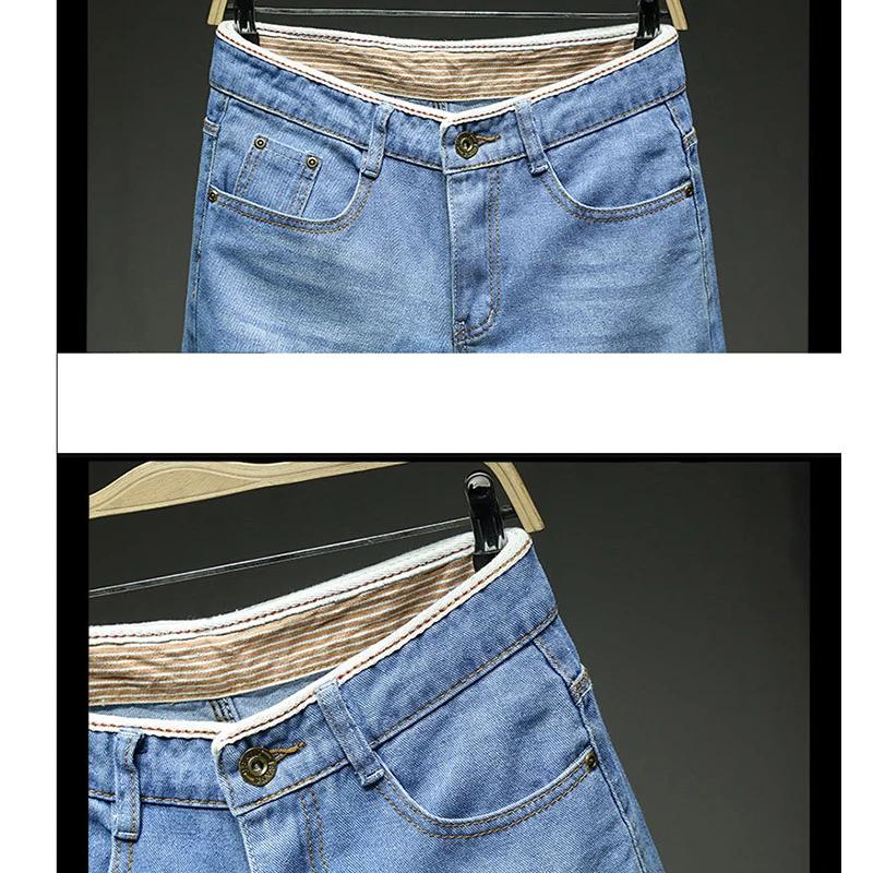 Hommes Denim Shorts été nouveau Style Section mince Force élastique coupe ajustée jean court mâle ma