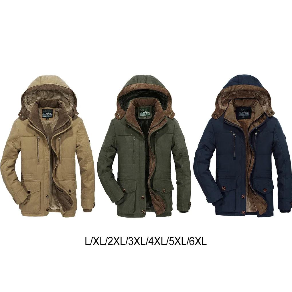Épais chaud hommes rembourré Parkas coton veste épais décontracté hommes Parkas hiver tendance S-6XL