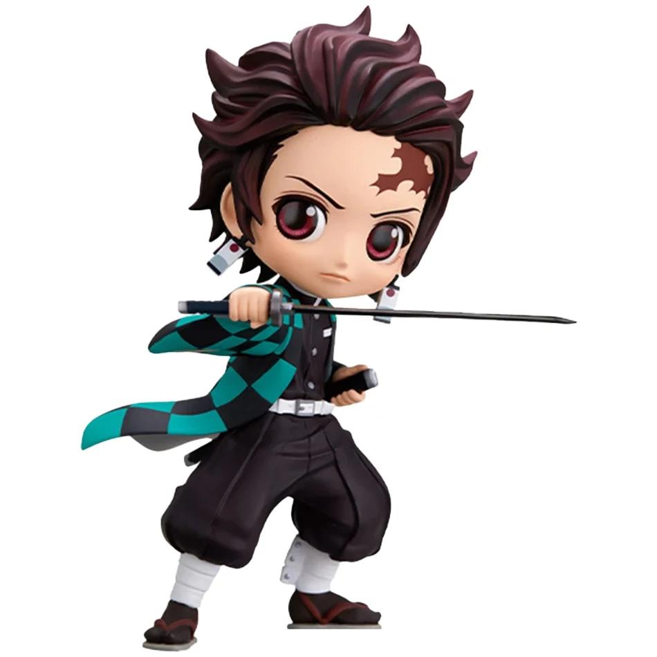 Figurine de tueur de démons de 15cm, jouet Nezuko Tanjirou Zenitsu Inosuke Kyoujurou Shinobu Giyuu Q