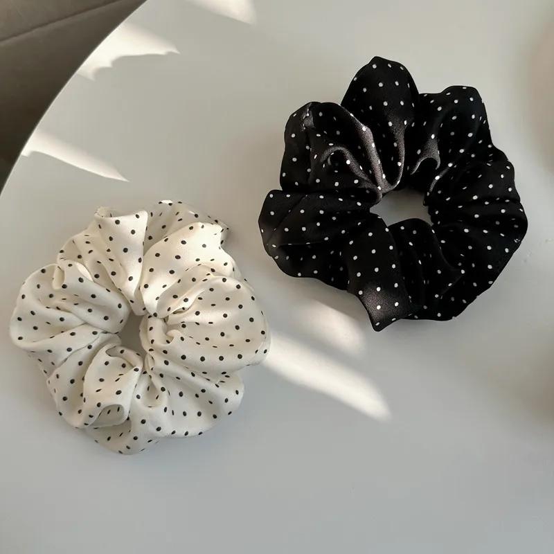 Chouchous pour cheveux élégants pour femmes, 2 pièces, Simulation minimaliste, attaches en soie, Poi