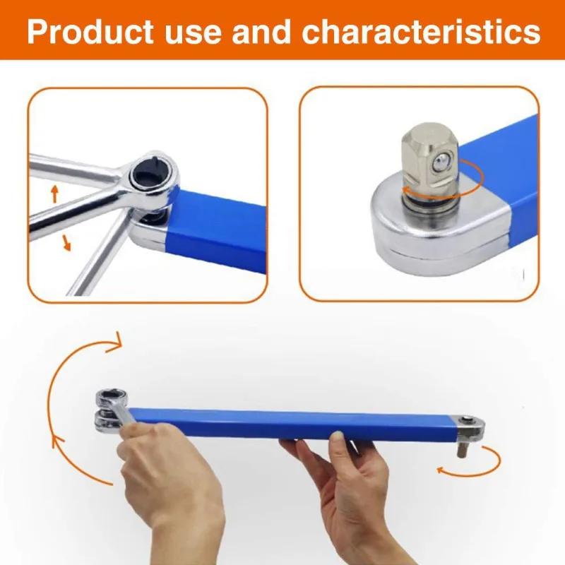 Clé d'extension professionnelle à décalage zéro, outil d'espace serré 1/2 "1/4" 3/8 "pour la réparat