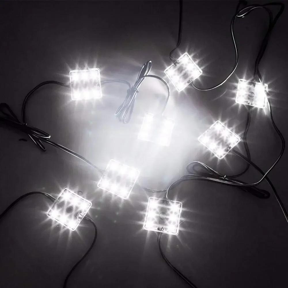 Lumière Led universelle pour décoration de lit de voiture, 48 LED, étanche, adaptée à Benz/BMW/Toyot
