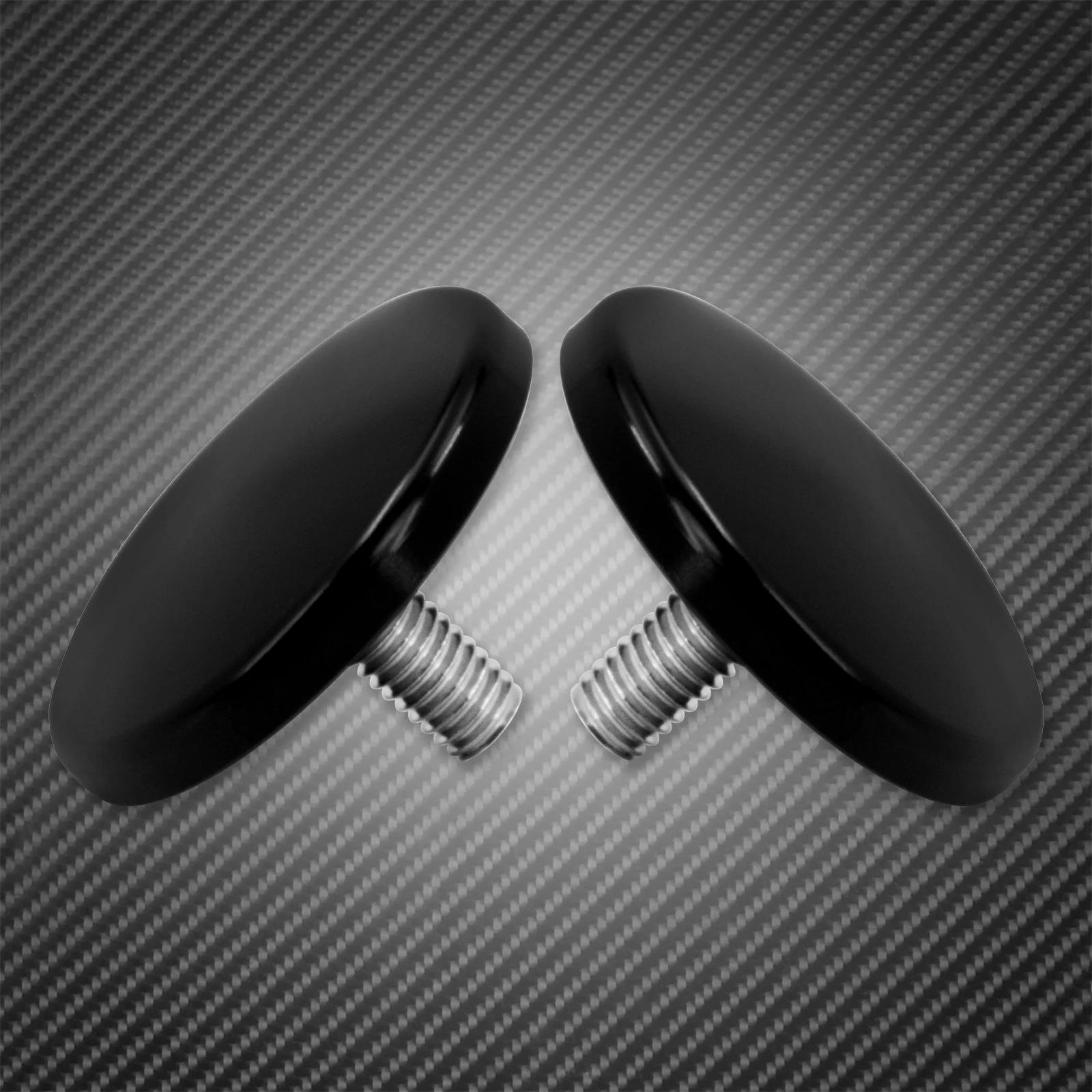 2x bouchons de miroir de carénage intérieurs Choppers, noir/Chrome, pour Harley Touring Electra Stre