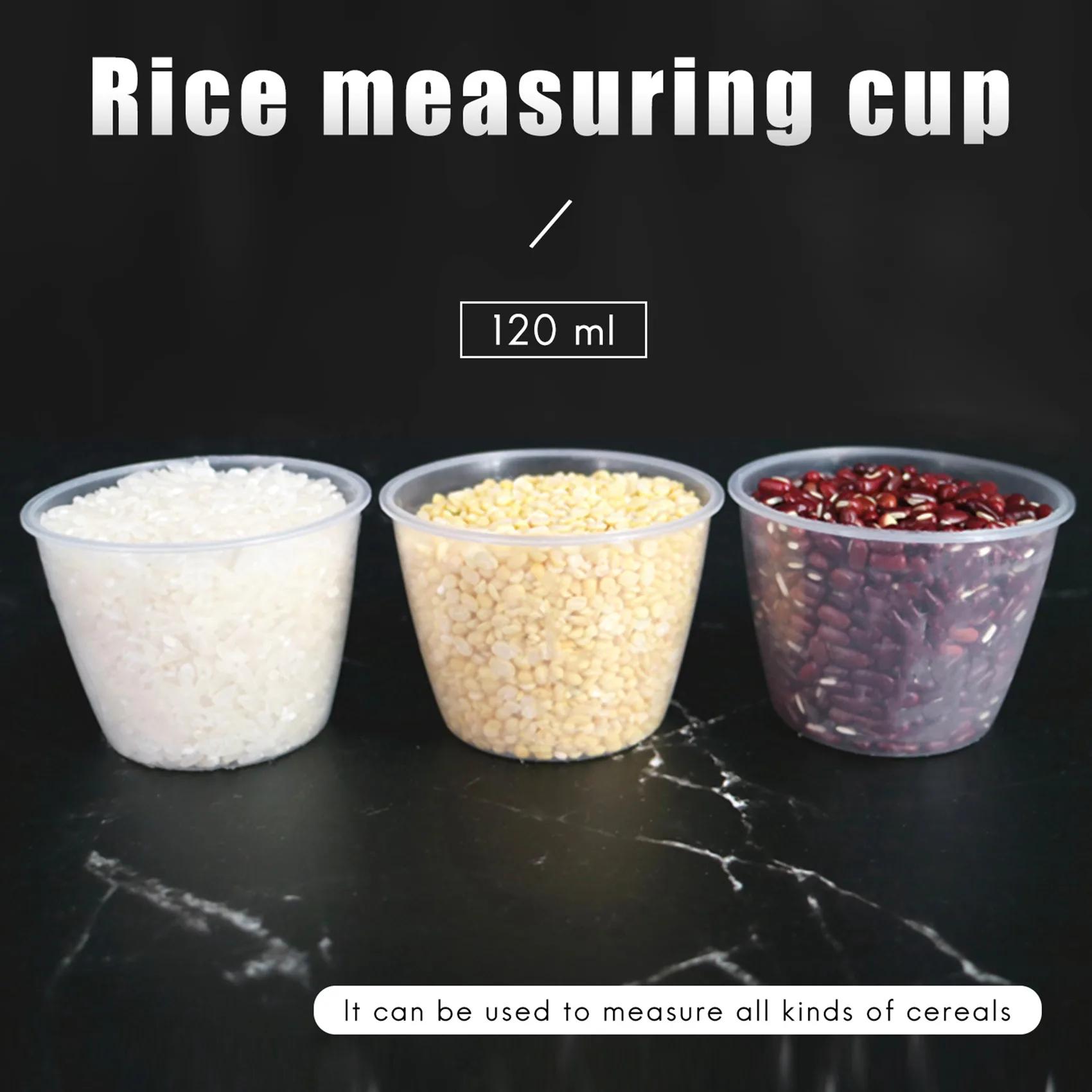 Tasse en plastique pour mesurer le riz, 120ml, blanc clair, pour cuiseur électrique, 2 pièces