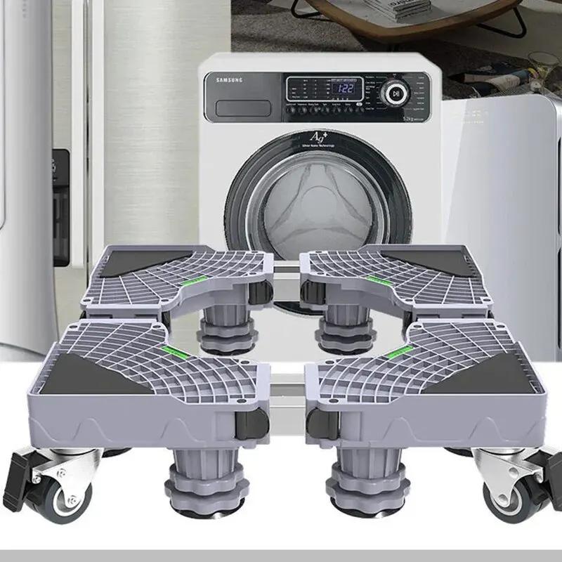 Base universelle pour Machine à laver, Base de levage pour réfrigérateur, Base réglable multifonctio