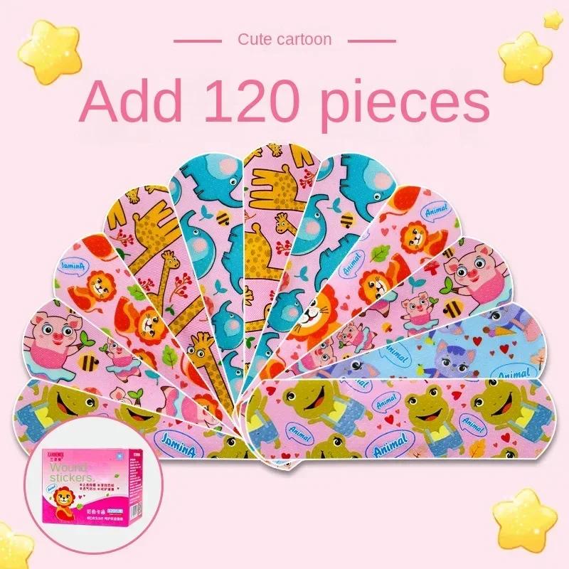 120 pièces/boîte dessin animé pansement mignon Mini enfants respirant imperméable pansement médical 