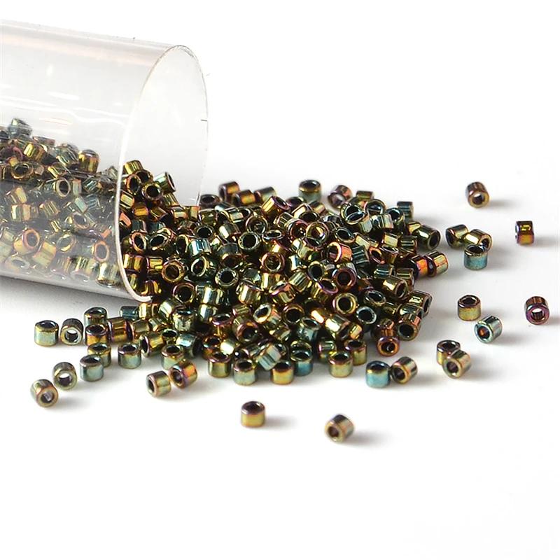 10 g/Tube JP Miyuki Delica 11/0 perles de rocaille en verre couleur métallique perles de rocaille en