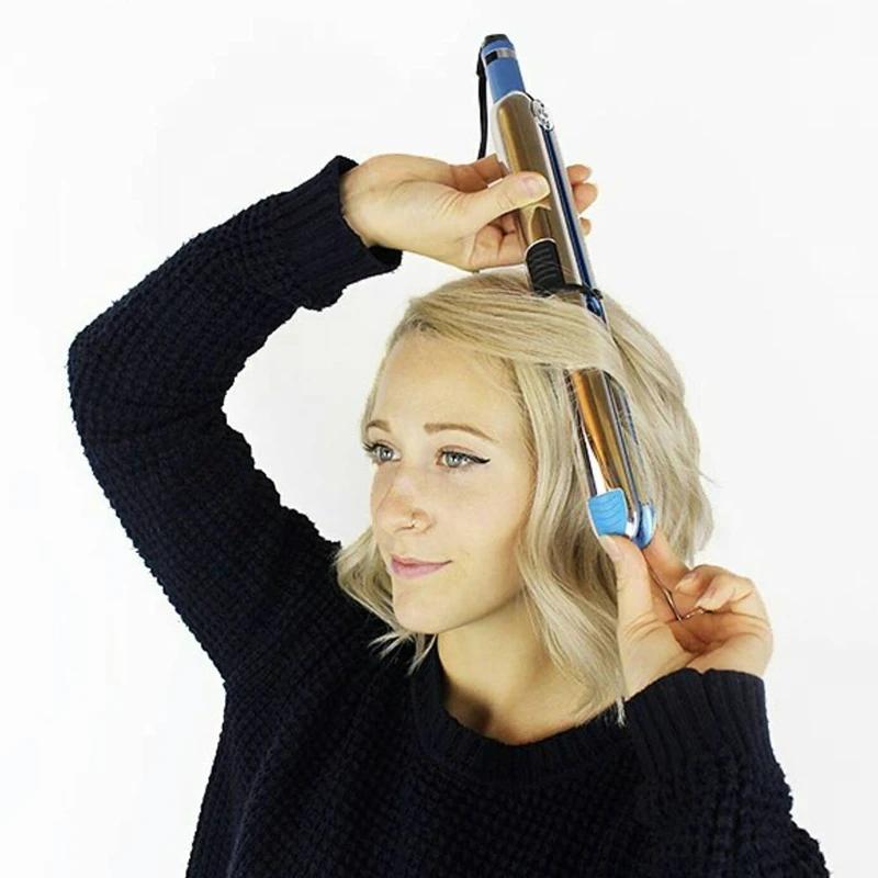 750 ℉   Fer à lisser professionnel en acier inoxydable, fer plat pour tous les Types de cheveux et f