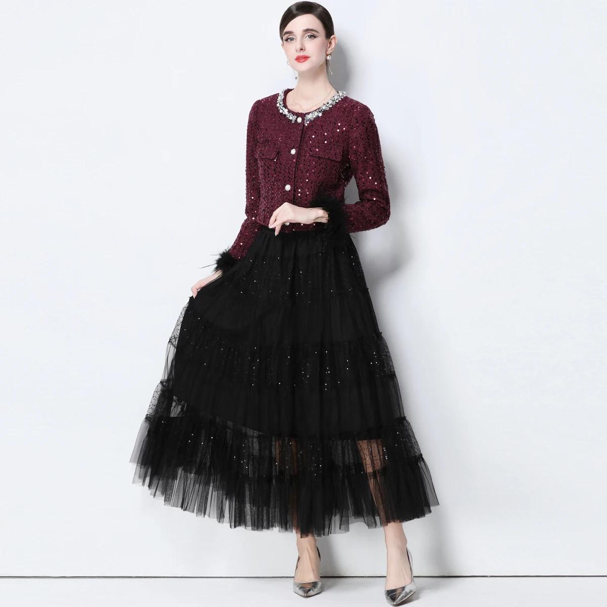 JAMERARY-Ensemble Baroque Deux Pièces pour Femme, Tenue de Marque, Style Boho, Imprimé Floral, Bonne