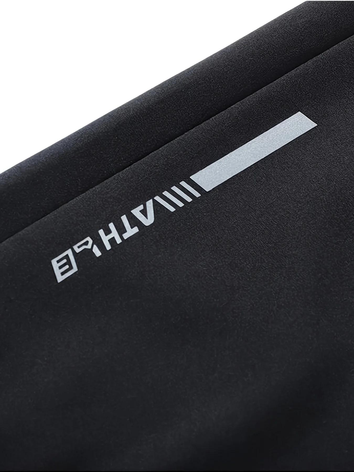 Pantalon de sport léger avec poche à fermeture éclair pour homme, pantalon de sport léger avec cordo