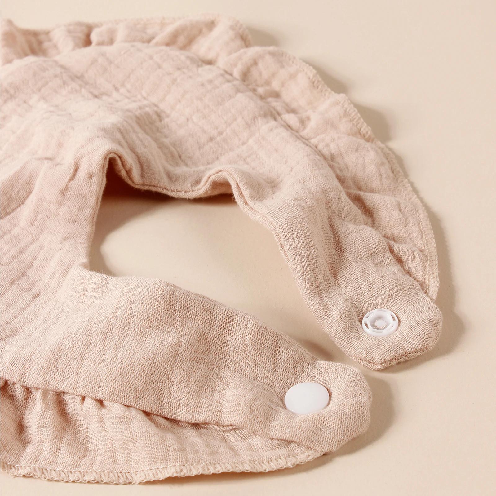 Bavoirs volants coton nouveau-né lot 8 pièces - Serviette salive bébé - Offre spéciale