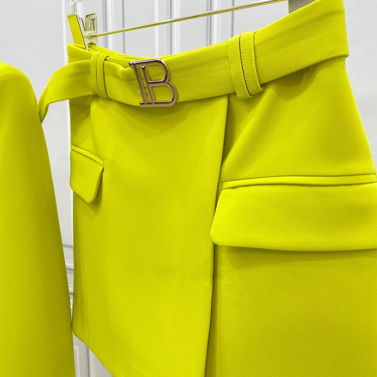 Jupe courte trapèze Simple décontractée pour femmes, nouvelle mode, Slim, boucle en métal, couleur u