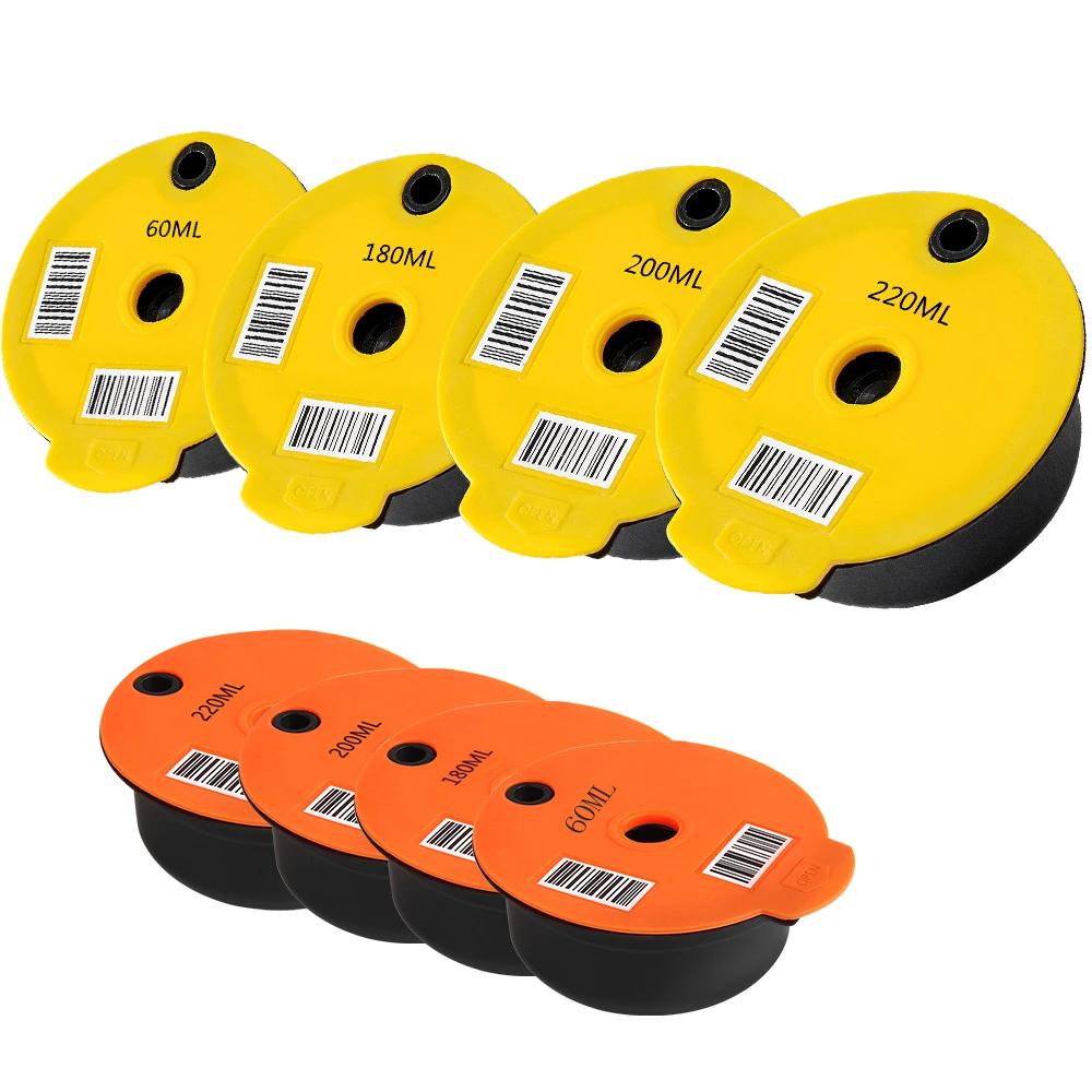Capsules de café réutilisables TasHansen avec couvercle en silicone, dosette jetable, filtre quotidi