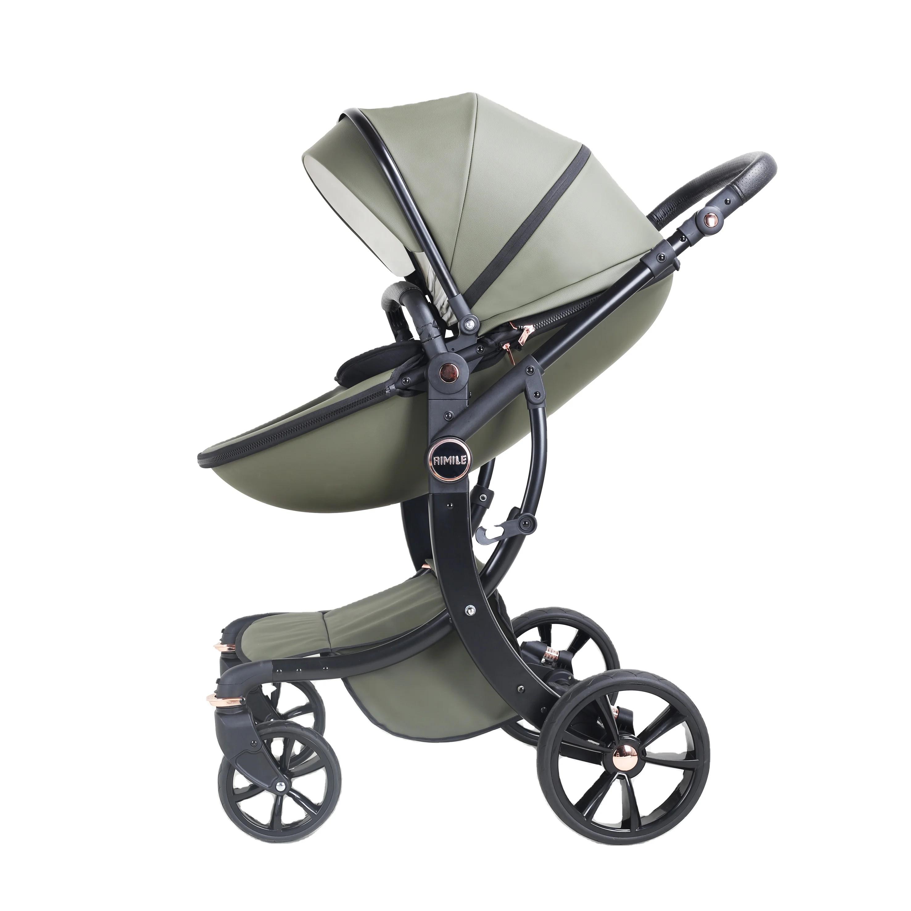 Haute qualité 3 en 1 bébé poussette de luxe multifonctionnel bébé landau bébé poussettes