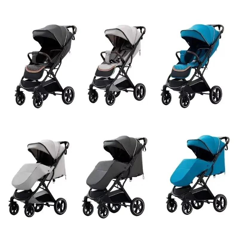 Poussette pour bébé, ultra-légère, portable, avec amortisseur de chocs, pour nouveau-né, poussette d