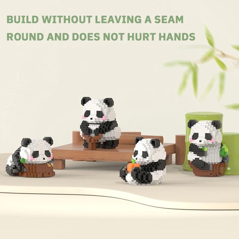 Mini Animal de Style Chinois à Assembler Soi-Même, Briques de Construction, Modèle Créatif, pour Gar