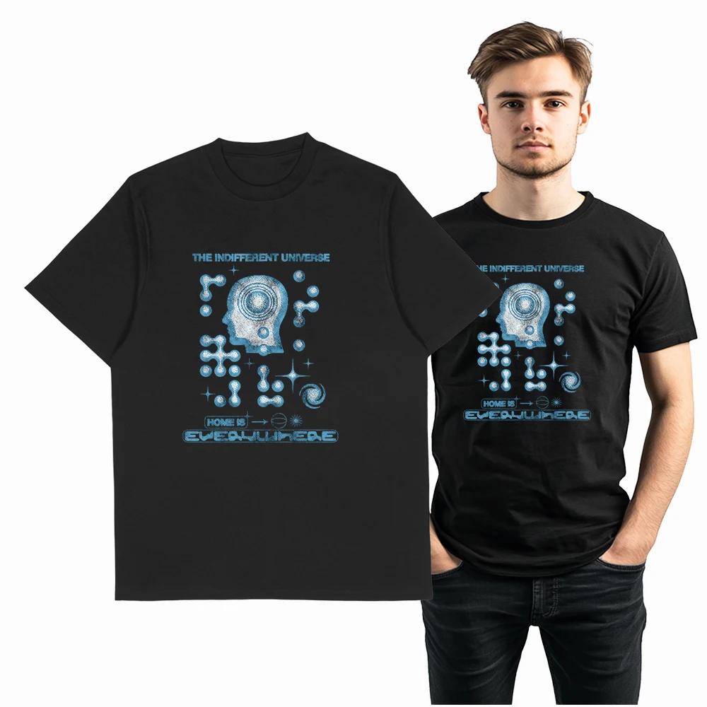 Coolmind ZF008-T-shirt 100% Coton pour Homme, Vêtement de Grande Taille, Graphique Exclusif, Cool, d
