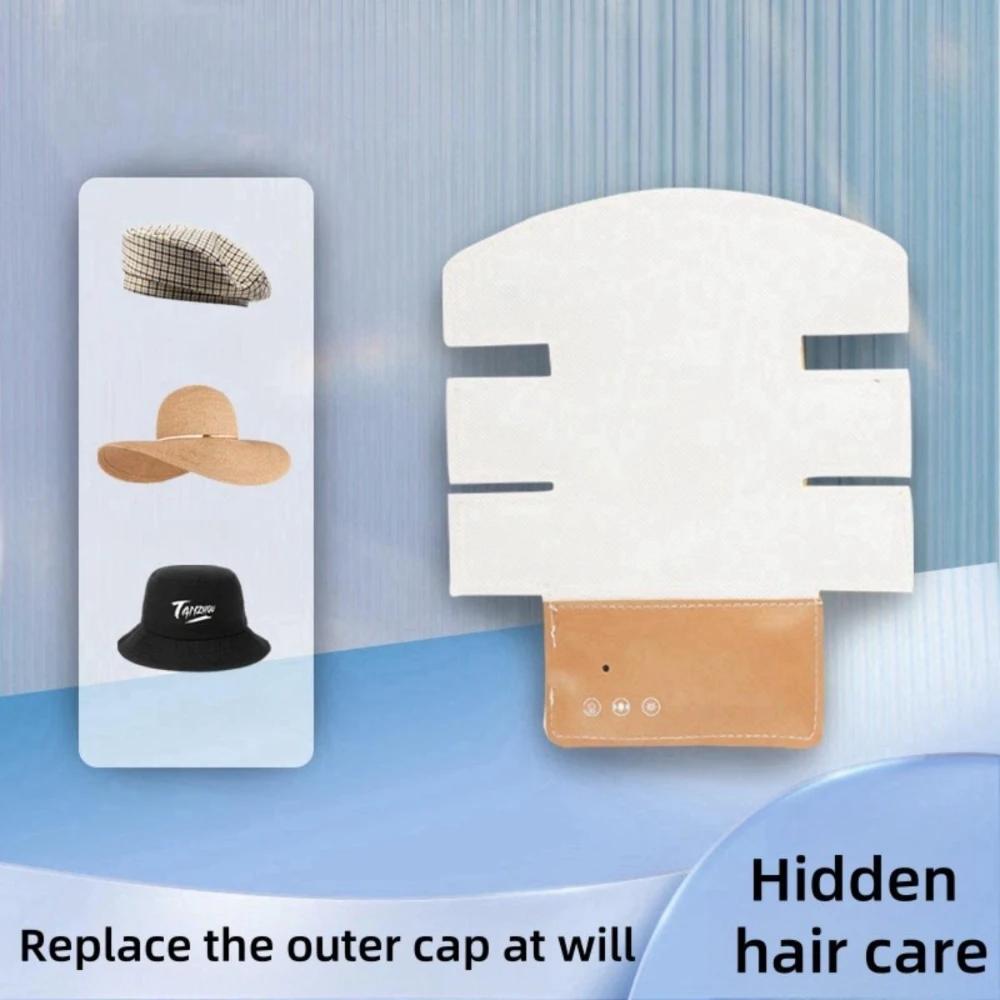 Bouchon de croissance des cheveux à lumière rouge, dispositif de thérapie Anti-perte de cheveux à in
