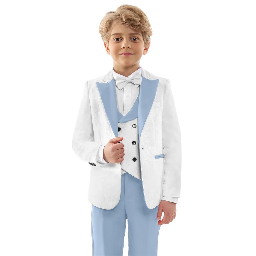 Ensemble de costume Paisley pour garçons de 3 à 14 ans, expédition 24 heures sur 24, costumes formel