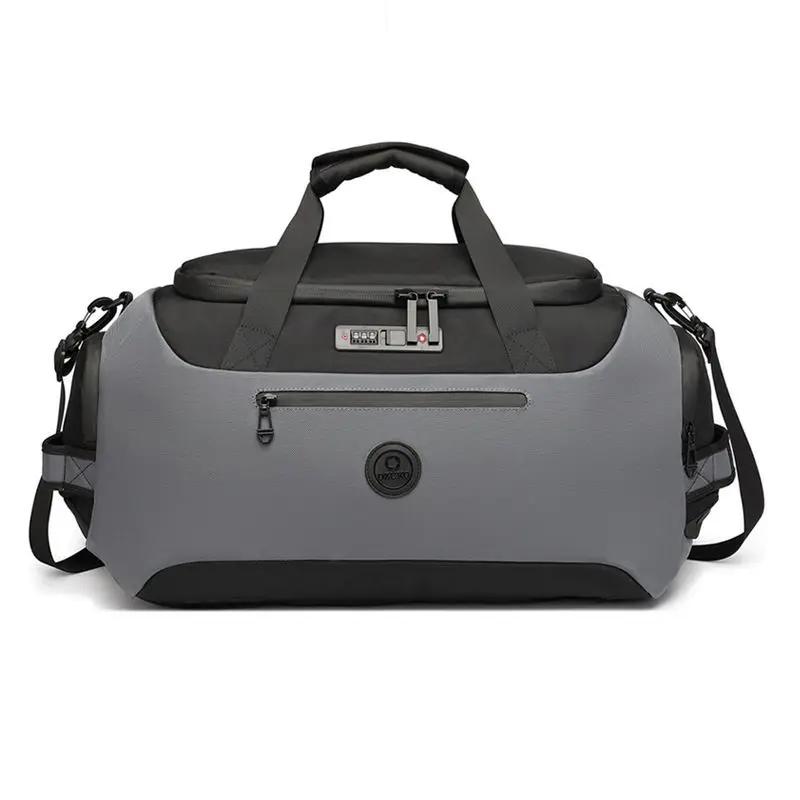 OZUKO hommes voyage sacs polochon grande capacité sacs à main de sport avec sac à chaussures poche h