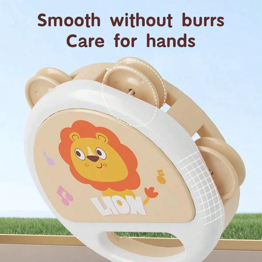 Tambourin à claquettes pour bébés, délicat, pour enfants