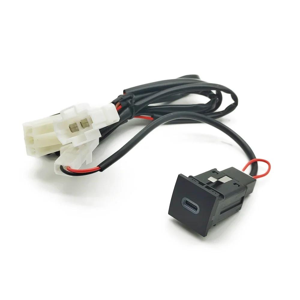 Chargeur rapide de Type C pour voiture VW Golf 6 MK6, prise d'interface de rénovation USB QC3.0, com