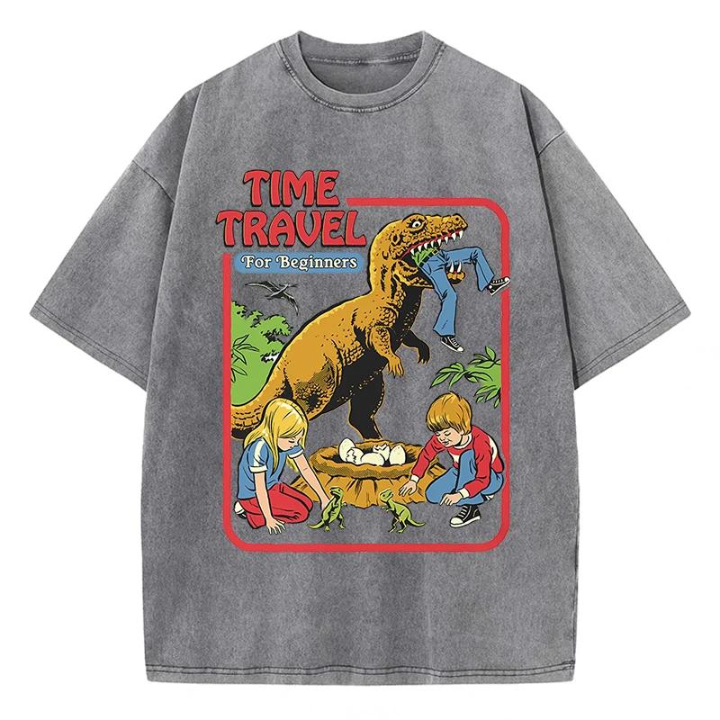 T-Shirt à Manches Courtes en Coton pour Homme, Vêtement Rétro, Décontracté, Respirant, à la Mode