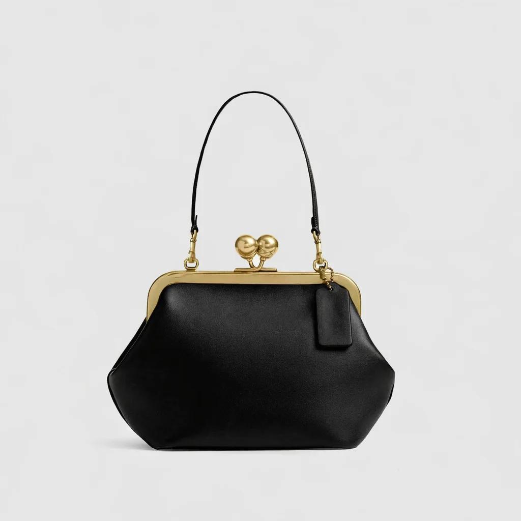 Sac fourre-tout de luxe élégant en cuir de couleur unie pour femme, grande capacité, idéal pour le q