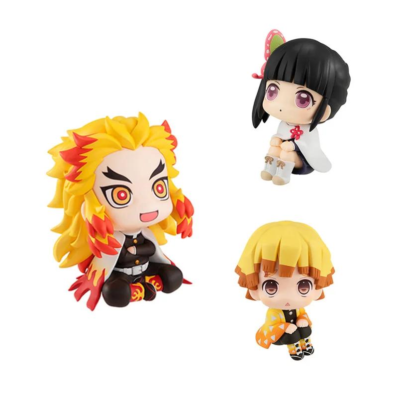 Figurines d'anime Demon Slayer Nezuko Tanjirou Zenitsu Inosuke Kyoujurou Kanawo Figurines d'action M