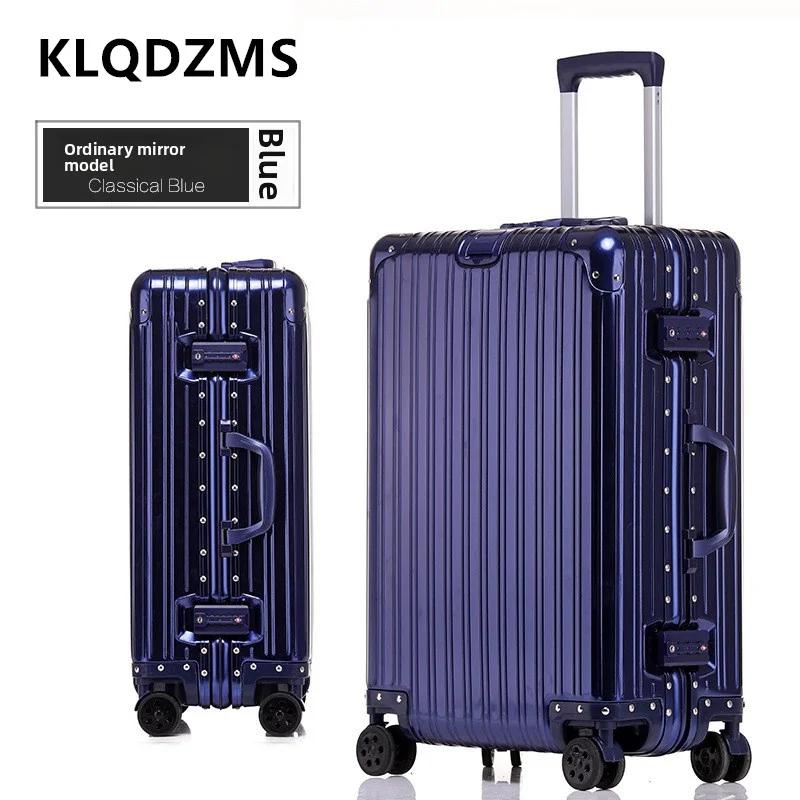KLQDZMS valise de haute qualité tout en aluminium et alliage de magnésium boîte d'embarquement boîti