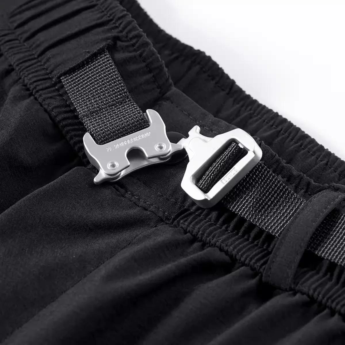 Short tactique d'été 2025, pantalon court Cargo multi-poches, fonctionnel, ample, Streetwear, taille