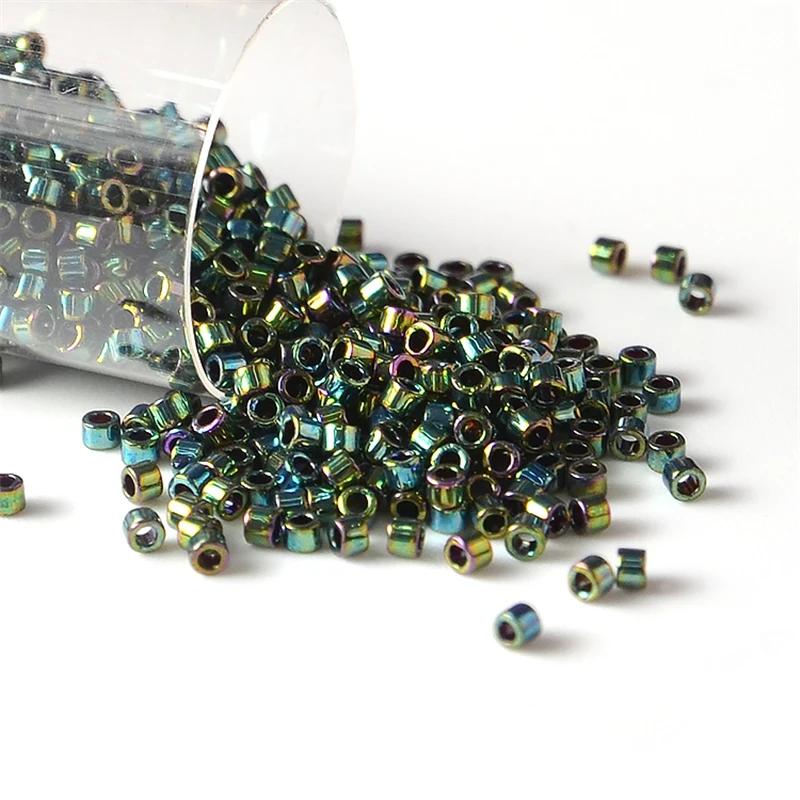 10 g/Tube JP Miyuki Delica 11/0 perles de rocaille en verre couleur métallique perles de rocaille en