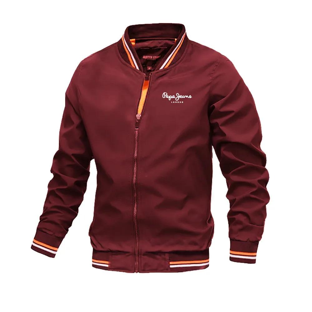2025 printemps été Bomber veste hommes noir décontracté coupe ajustée Baseball hommes vestes nouvell