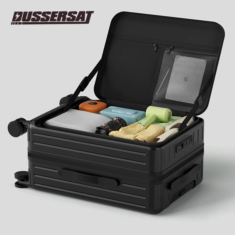 Nouvelle valise ouverte avant cabane boîtier de chariot 20/24/26 pouces cadre de haute qualité valis