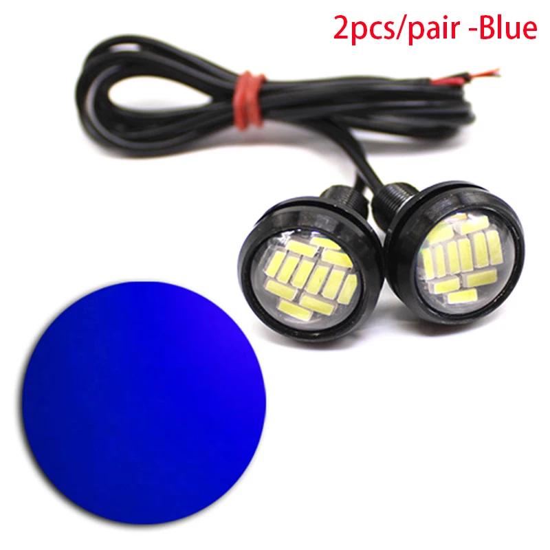 Clignotant yeux d'aigle LED 23mm 4014 12smd pour voiture, feux de signalisation pour la conduite de 