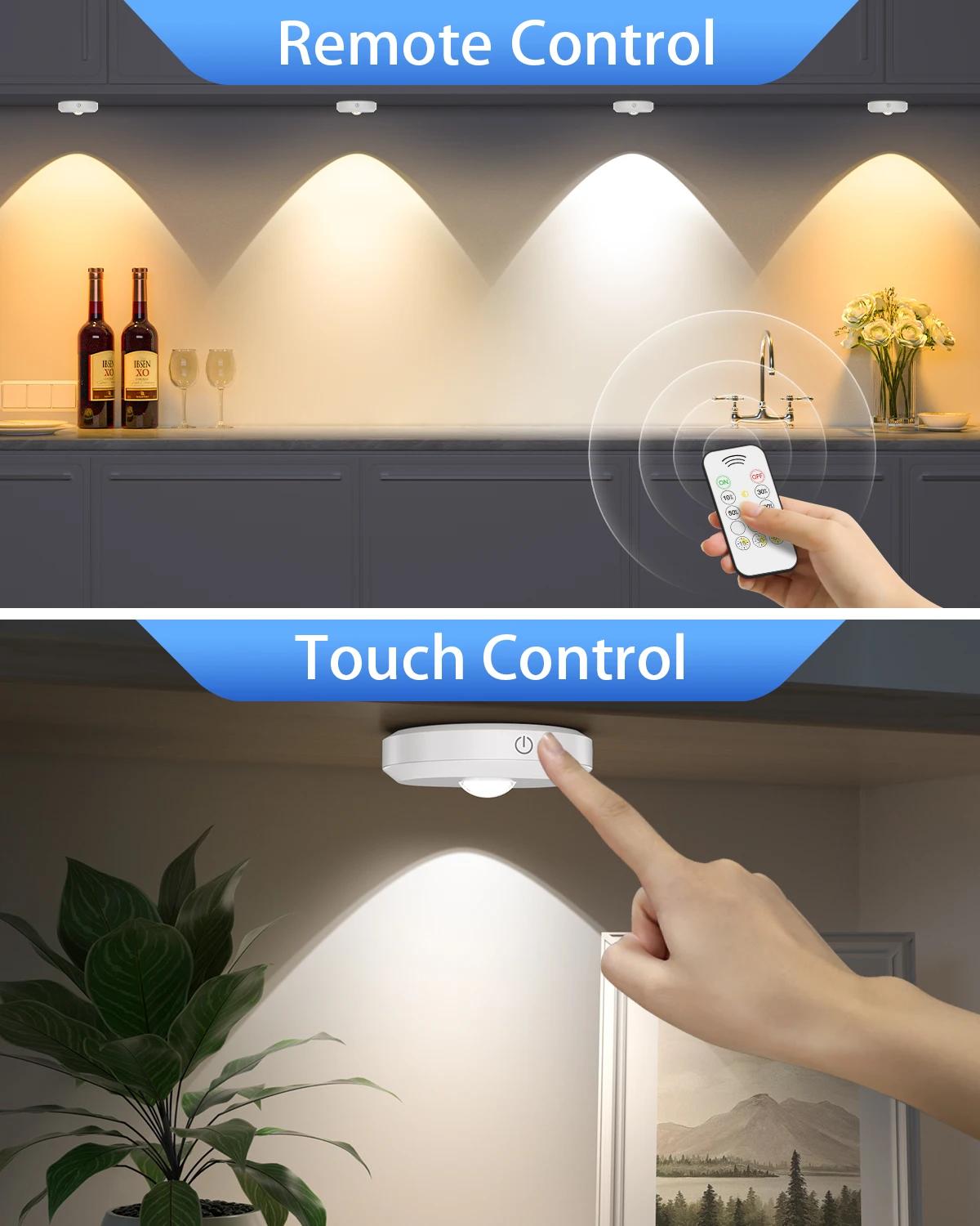 WILLED-Veilleuses rechargeables RVB avec télécommande, fonction de synchronisation à intensité varia