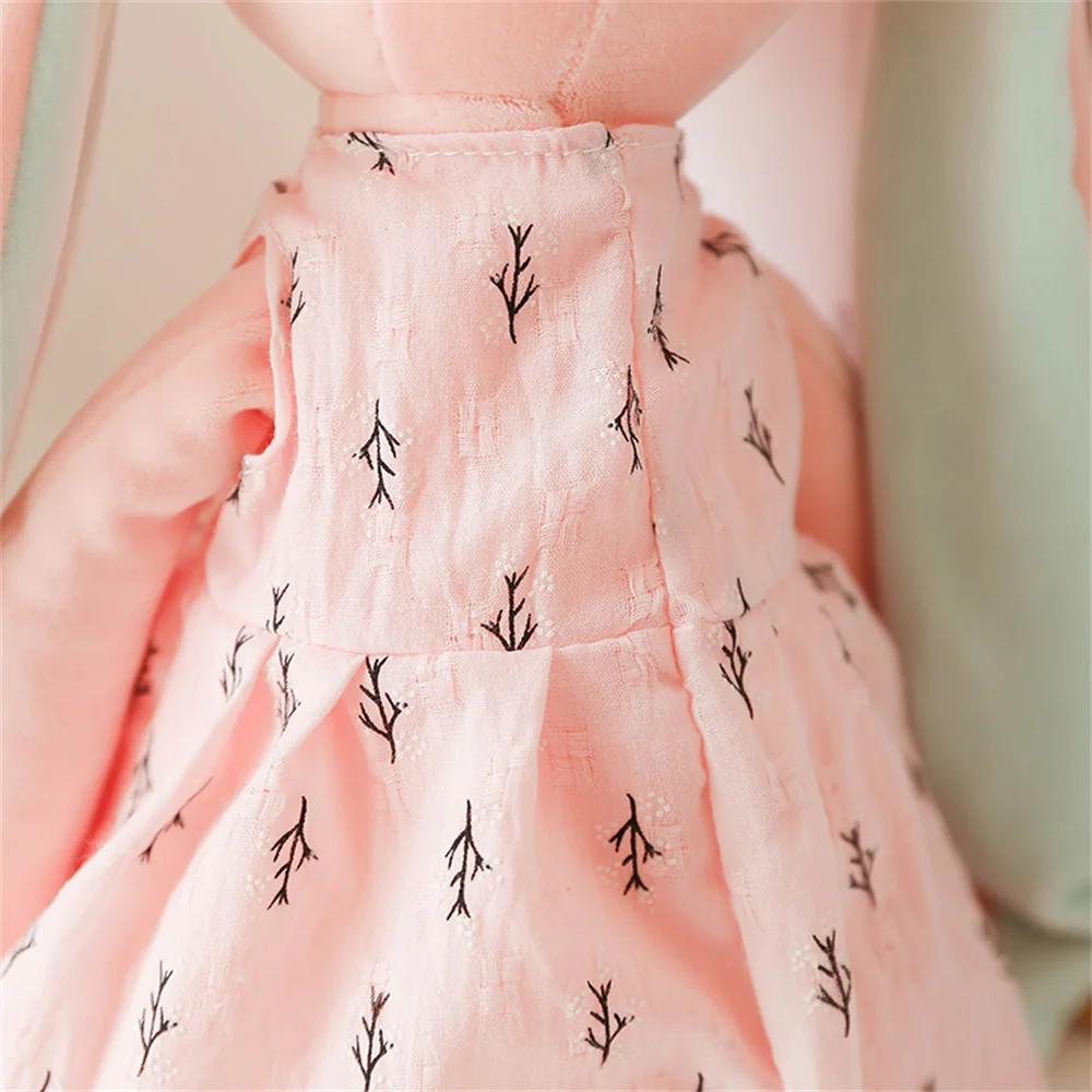 Peluche lapin 34/45/55cm, adorable peluche de dessin animé, coussin décoratif, jouet en peluche lapi