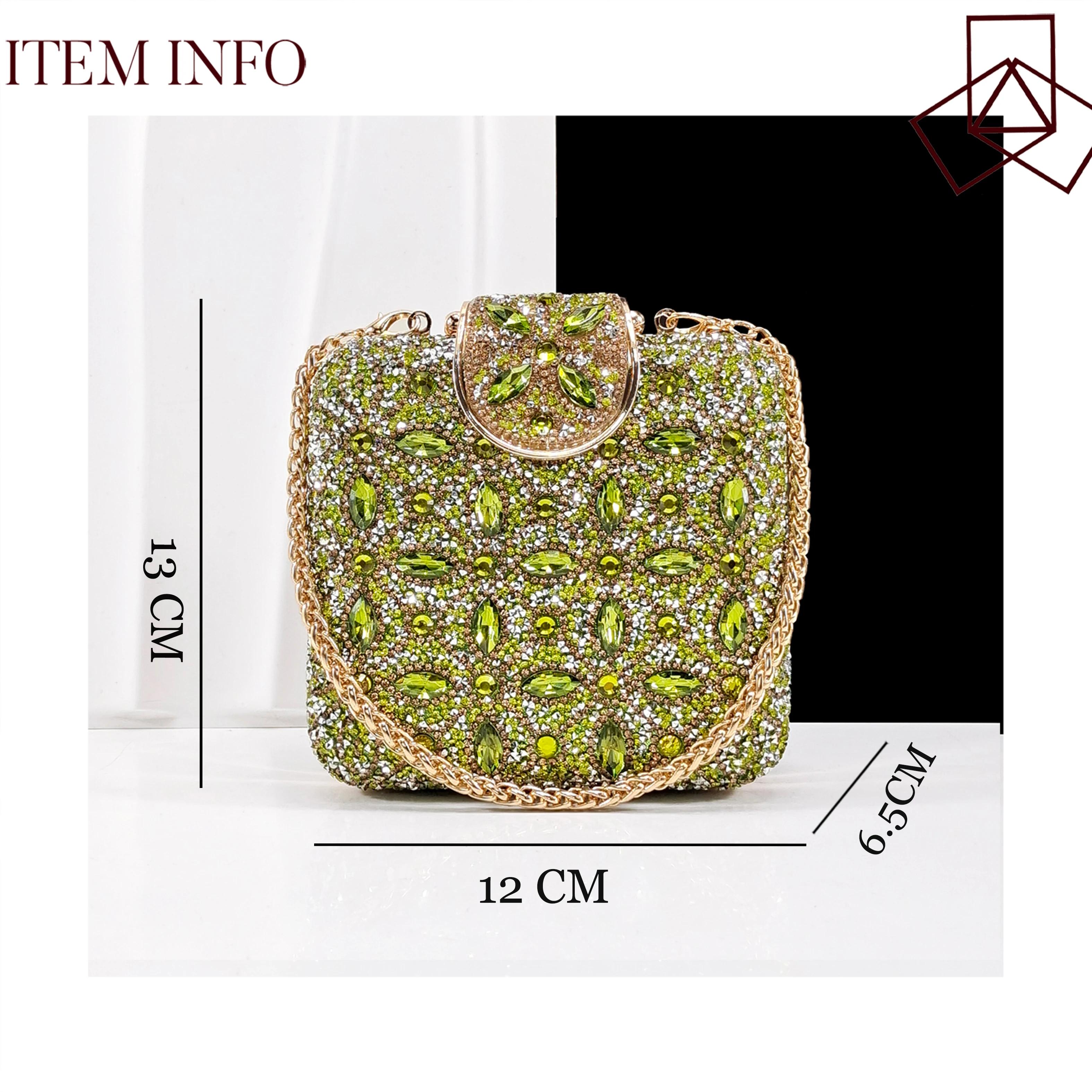 Ensemble de talons hauts et de sacs brodés pour femmes, Style Mature élégant, couleur Olive, bout po