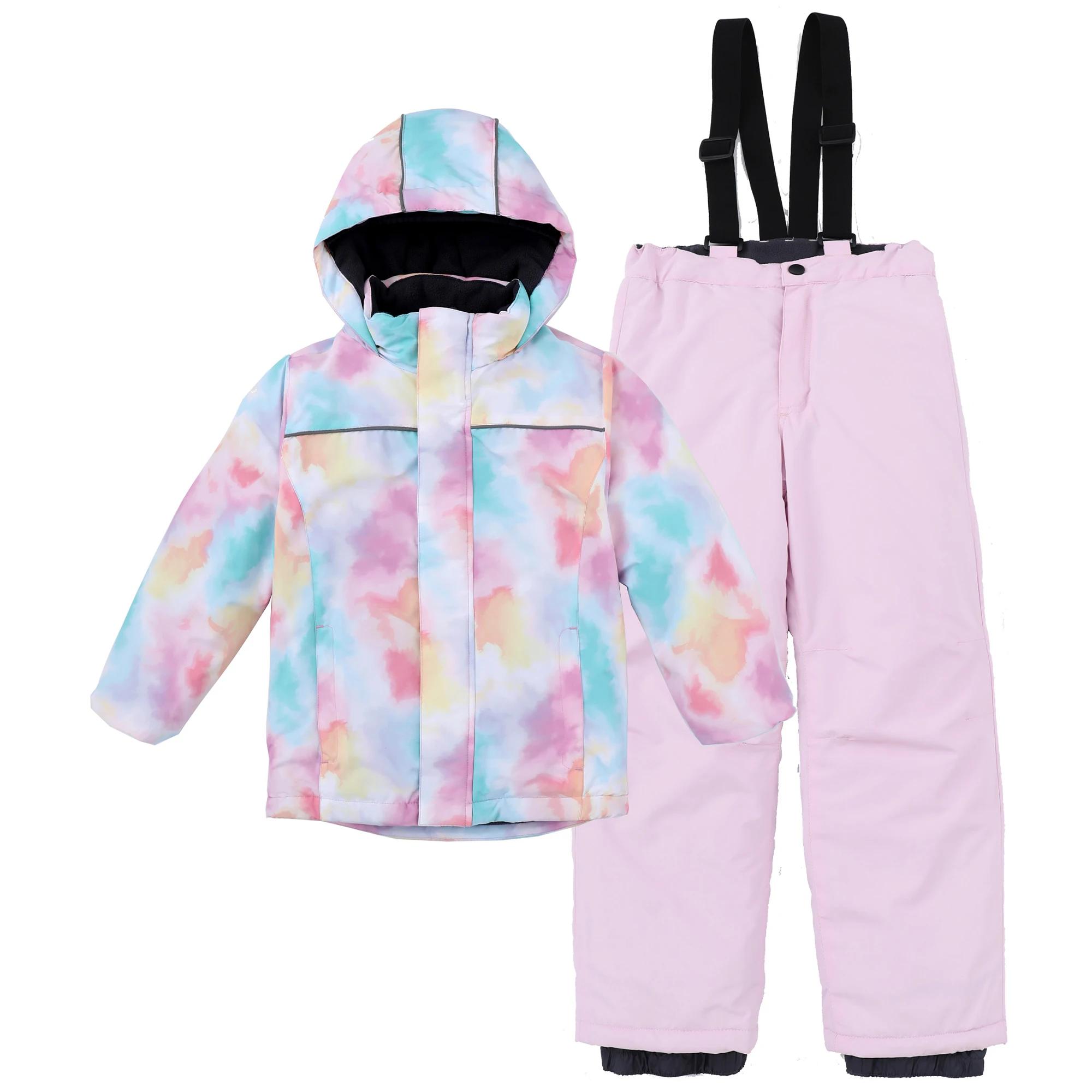 Combinaisons de Ski pour enfants, filles et garçons, manteau de Snowboard, pantalon, imperméable, co