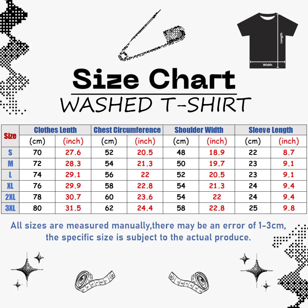 T-shirt délavé Life is Strange, vêtements de personnalité, adaptés à toutes les saisons, grande tail