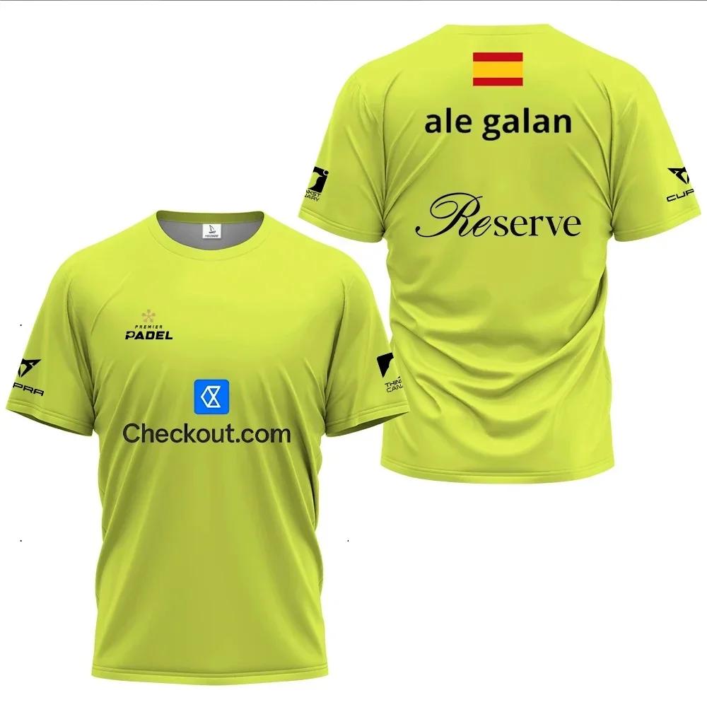 Cool Padel T-shirt respirant à manches courtes pour hommes et femmes, t-shirt d'été à séchage rapide