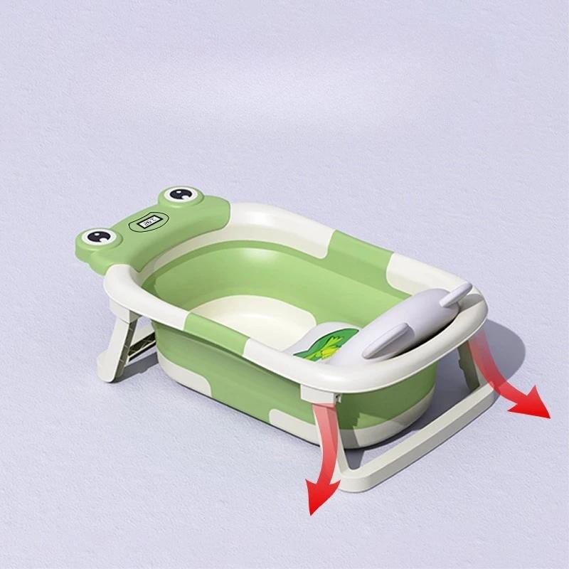 Baignoire pour enfants en promotion, baignoire pliable pour nouveau-nés avec détection intelligente 