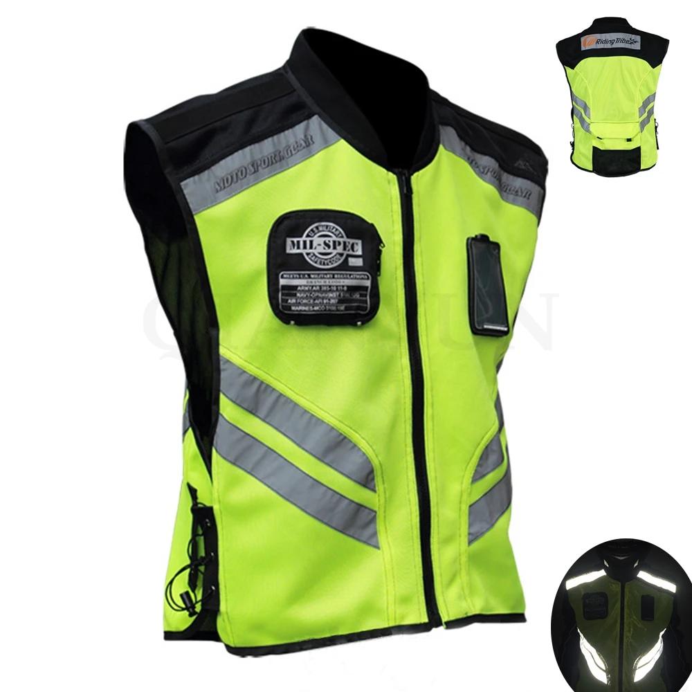 Veste réfléchissante pour Moto, gilet de sécurité pour Moto, vêtements d'avertissement, gilet haute