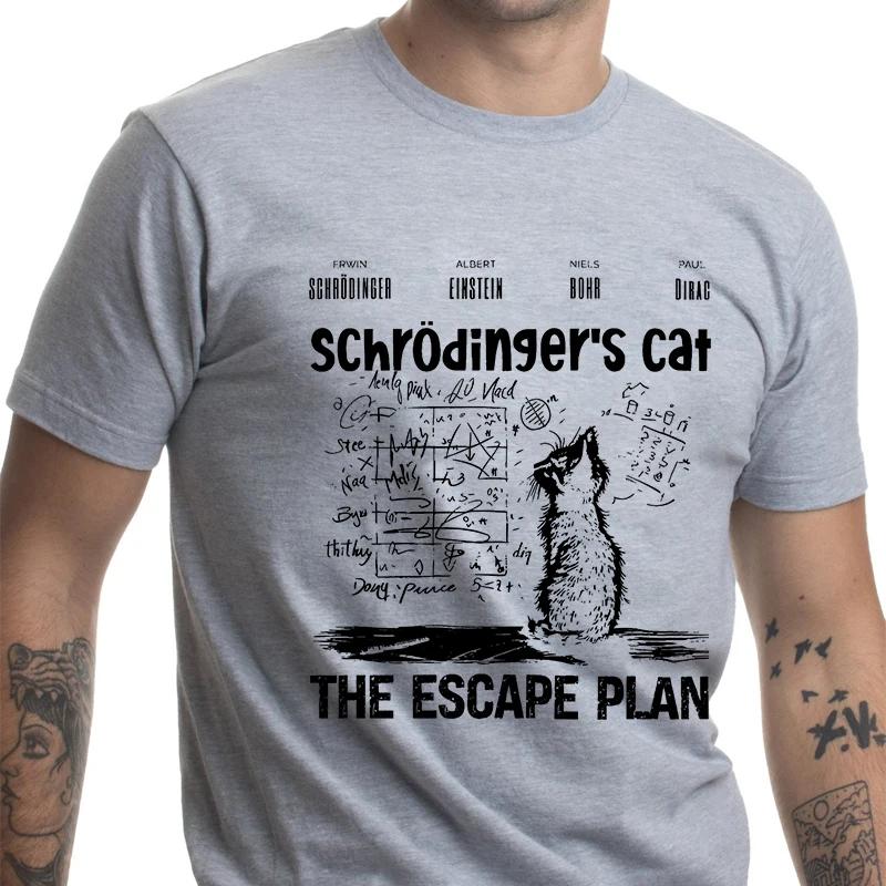T-shirt pour hommes vêtements mode chat le Plan d'évasion Geeky imprimé t-shirts Harajuku à manches 