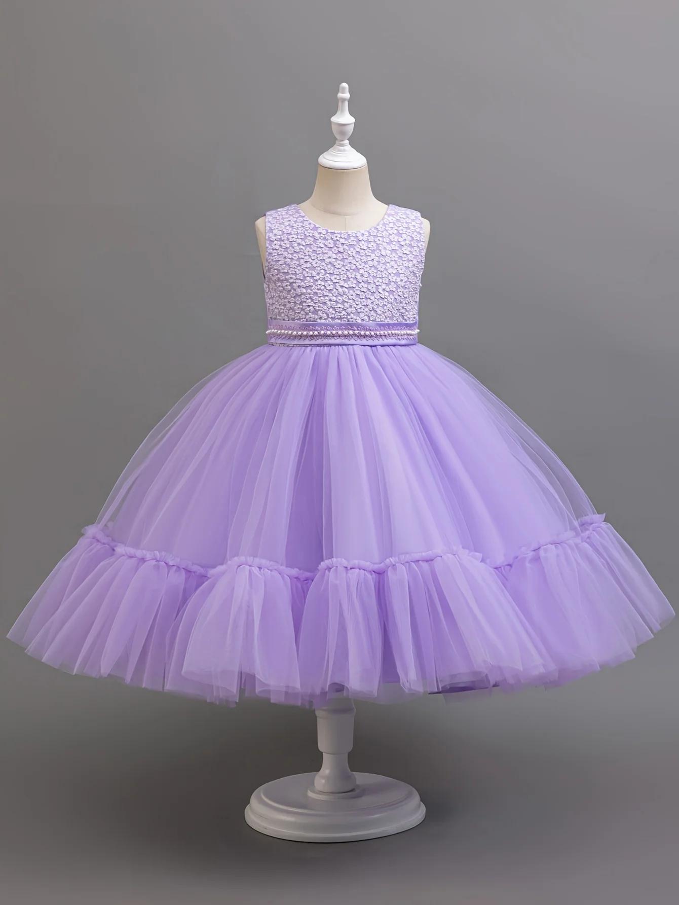 Ensemble de robe en dentelle de Lotus kaki pour filles, vêtements de princesse mignons et manteau, à