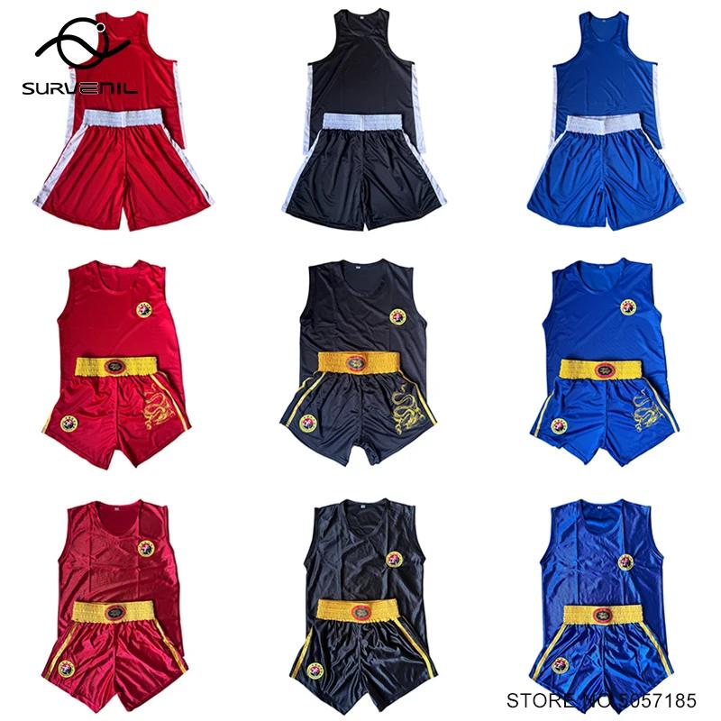 Short de boxe Muay Thai à séchage rapide, vêtements de boxe pour hommes, femmes et enfants, uniforme