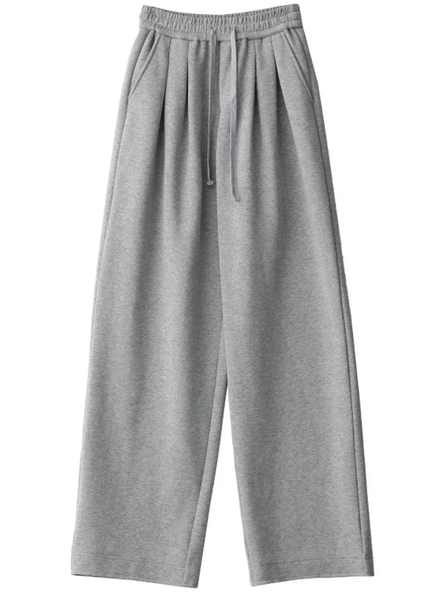 CHIC VEN pantalon femme Streetwear solide ample nouveau cordon sport pantalon décontracté taille hau