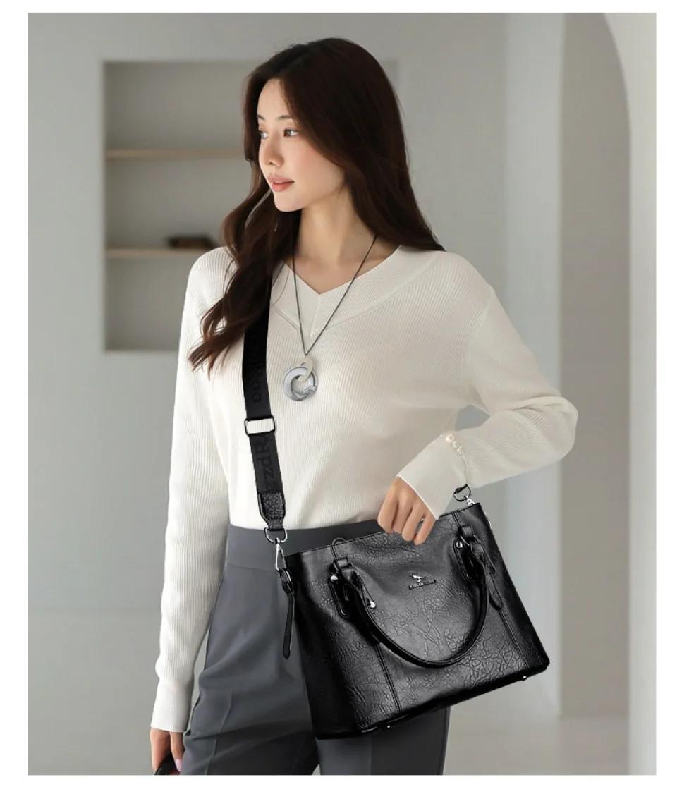 Sacs à main en cuir PU souple de marque authentique, sacs à poignée supérieure de créateur, sacs à b