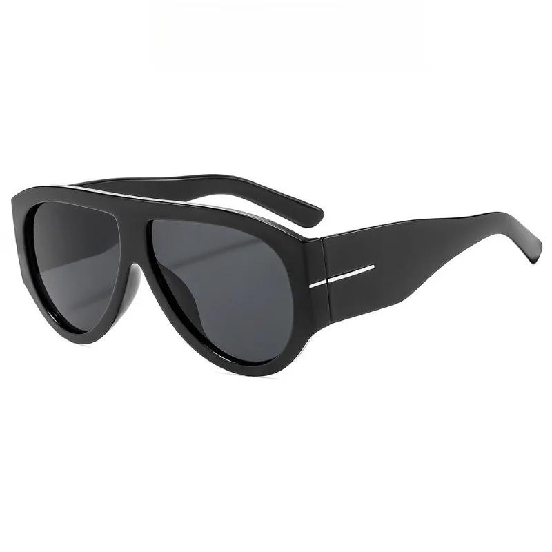 Nouvelles lunettes de soleil tendance surdimensionnées à monture large Y2K pour femmes, lunettes de 