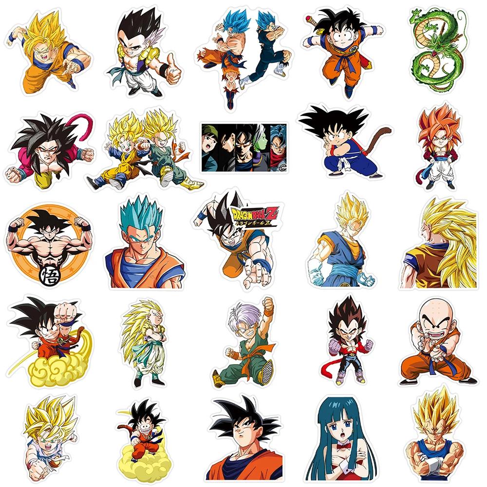 10/30/50pcs Classique Japon Anime Dragon Ball Autocollants Enfants Autocollants Jouet BRICOLAGE Ordi